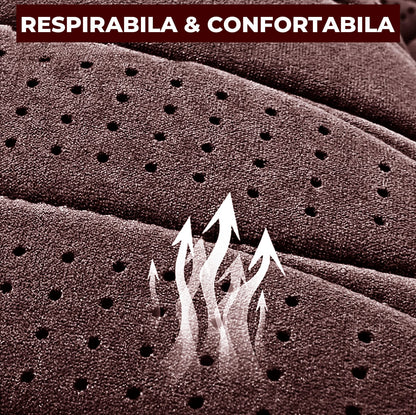 Husă Auto Elindor®, Suede Moale, Universală, Confort Premium, Maro