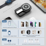 Încărcător Wireless 3in1 Elindor®, 15W, MagSafe, Pliabil, Negru