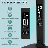 Lampa de Birou Elindor® Negara cu LED Integrat, Incarcare USB, cu Incarcare Rapida Telefon, 3 Moduri Lumina Camera Rece/Cald, Comanda prin Buton, Veioza Pliabila cu Brat Reglabil, Compacta si Portabila, pentru Birou, Dormitor, Hol, Living, 36.5 cm