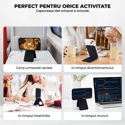 Suport Telefon Elindor®,Trepied Reglabil MagSafe, Negru