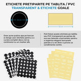 Set 24 Borcane Condimente din Sticla, Patrate, cu Capace Metalice Etans, Include Tichete, Palnie din Silicon Pliabila, pentru Organizarea Condimentelor, Ierburilor Uscate, Boabelor sau Semintelor in Bucatarie