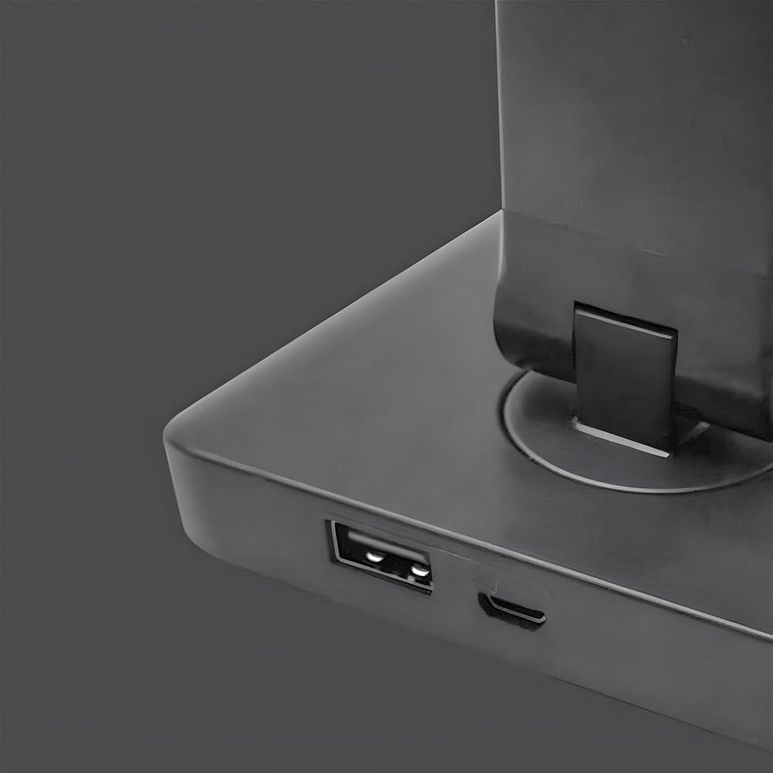 Lampa de Birou Elindor® Neagra cu LED, Pliabila, Incarcare USB si Incare Wireless Telefon, 5 Moduri Lumina Camera Rece/Cald si 5 Intensitati, Veioza Control prin Atingere, Potrivita si pentru Noptiera in Dormitor, Oprire Automata, 39 x 3 x 10,8 cm