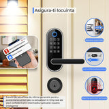 Yala Inteligentă Elindor® cu Amprentă și Cod de Acces, Fără Cheie