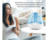 Umidificator Ultrasonic Profesional, 1.5L, Reglabil, Silentios, Alb/Albastru