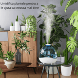 Umidificator Ultrasonic Profesional, 1.5L, Reglabil, Silentios, Alb/Albastru