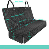 Husă Auto Universală pentru Protecție și Transport Animale, Impermeabilă, Anti-Alunecare, 133 cm, Neagră