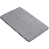 Covor Baie Universal, Spumă cu Memorie, Absorbant, Antiderapant, Memory Foam, 80×50 cm, Gri