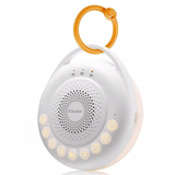 Dispozitiv Sunete Albe, 24 Sunete HD, Portabil, Reîncărcabil, Baterie 20H, Lumină de Veghe, 3 Niveluri Intensitate Culoare