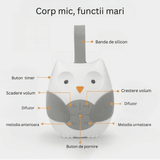 Dispozitiv Sunete Albe, 14 Sunete HD, Portabil, Reîncărcabil, Timer