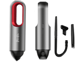 Aspirator Auto Portabil Profesional Wireless, 5000 mAh, Mini Aspirator de Mână pentru Mașină, Casă și Birou, Ideal pentru Spații Mici și Dificil de Accesat, Încărcare USB Tip C, Gri