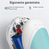 Încălzitor de Mâini Elindor® 5200mAh, Powerbank, USB-C, 12W, 3 Trepte, 4-8 Ore, Albastru