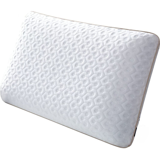 Perna Ortopedică, Gel Memory Foam, 60x40x14 cm, Suport Gât și Cervical, Albastru