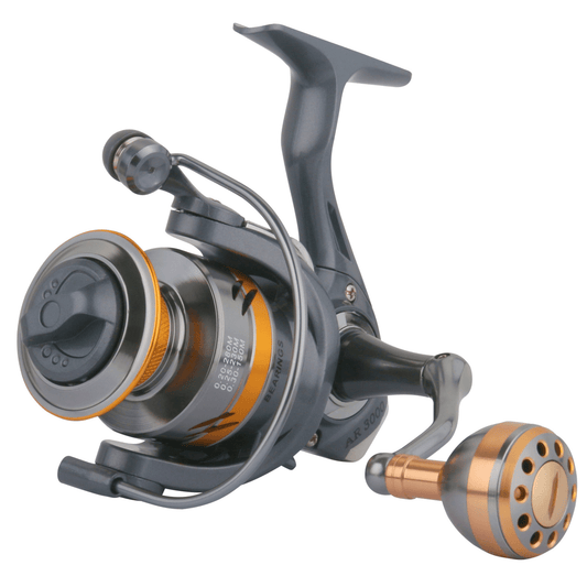 Mulineta Spinning AR 7000, Tambur Metalic, Frânare Statică 8 kg, Gri