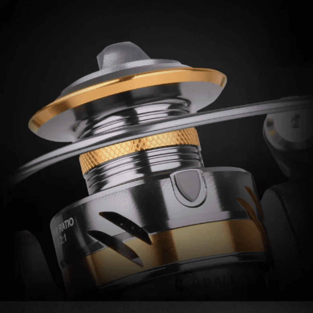 Mulineta Spinning AR 7000, Tambur Metalic, Frânare Statică 8 kg, Gri