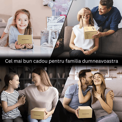 Dispozitiv Sunete Albe, 25 Sunete HD, Lumină de Veghe, Control Tactil, 6 Culori Ajustabile, 3 Niveluri Intensitate, USB