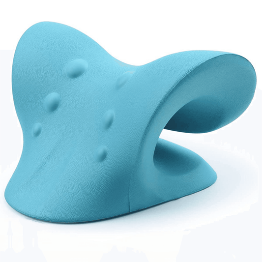 Perna Relaxantă pentru Gât și Umeri cu Presopunctură, Masaj și Tracțiune Cervicală, Albastră