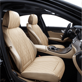 Husă scaune auto din piele PU, universale, pentru scaunele din față, antialunecare, design modern