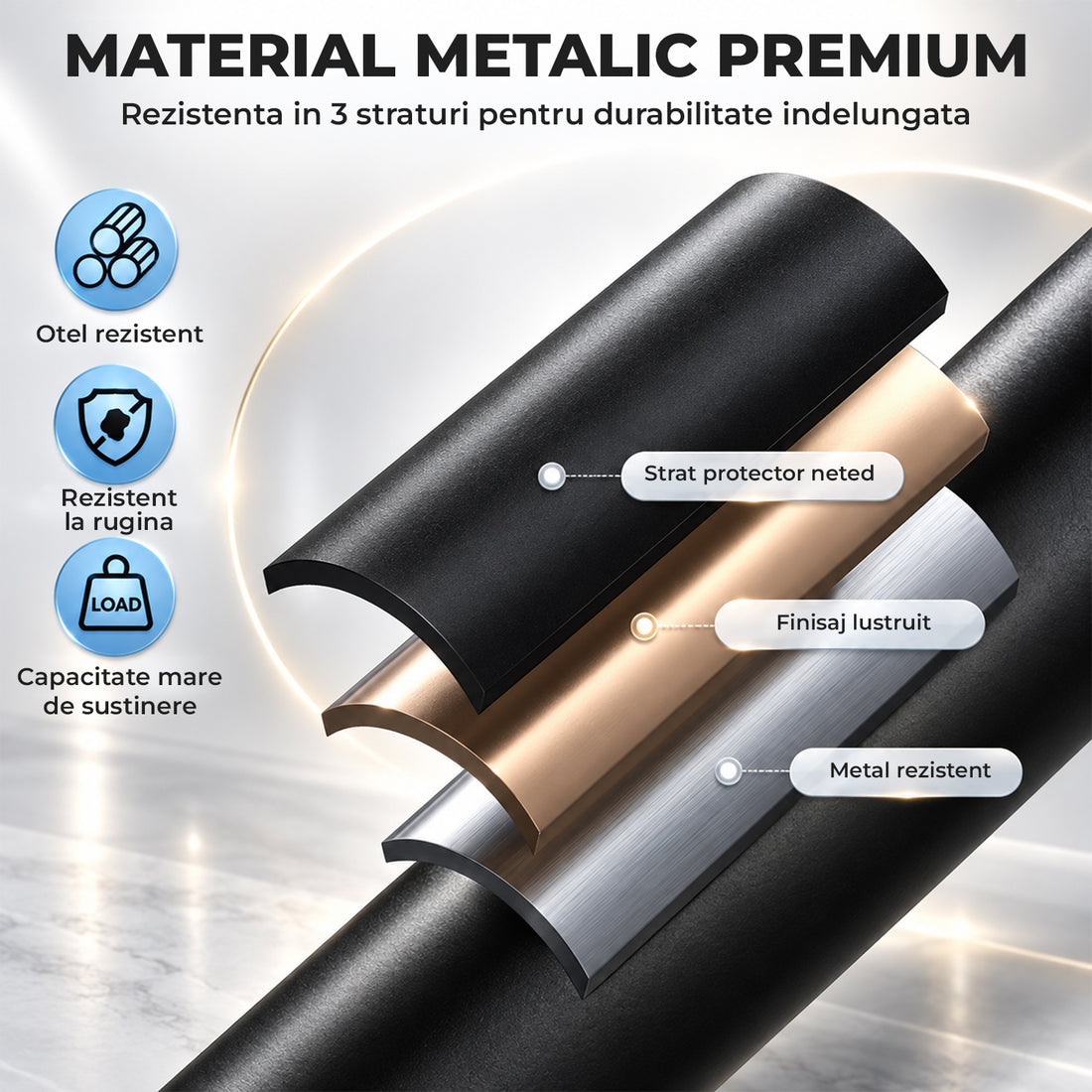 Scara Pliabila Metalica Elindor® cu 4 Trepte, Portabila, cu Pedale Late Antiderapante, Maner de Sprijin, Sistem de Blocare, Picioare Antialunecare, pentru Interior, Uz Casnic, Capacitate 150 kg, 80 x 54.5 x 122 cm, Negru