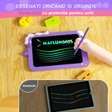 Tabletă LCD pentru Copii Elindor®, 8.5 Inch, pentru Desenat și Scris, Mov