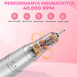 Freză de Unghii Elindor®, Portabilă, 40000RPM, Multifuncțională, Alb