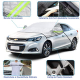 Parasolar Elindor® pentru Parbriz și Oglinzi, Impermeabil, 230 x 158 cm, Argintiu