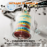 Filtru de Purificare Apa Argintiu Elindor® pentru Para de Dus Aparat de Filtrat cu 34 Stagii de Filtrare, Infuzie de Minerale si Vitamina C, Elimina Clorul, Metalele Grele, Impuritatile si Mirosurile Neplacute, Anticalcar, Purificator Apa de Baie