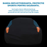 Prelata Auto Premium Elindor® Impermeabila, Antigrindina, Protectie UV Anti Soare , Praf si Zapada, Husa Auto Exterior Universala pentru Masina, Marime SUV M, 450*183*143 cm, Negru