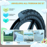 Bicicleta Fara Pedale Elindor®, Scaun Reglabil si Confortabil, Usoara, Negru