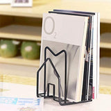 Suport Tocatoare Metalic Elindor® Organizator Compact si Elegant pentru Bucatarie, Baza Antiderapanta, Ideal pentru Tocatoare, Capace Oale si Tigai, Ustensile Bucatarie, Carti, 12.5 × 14.5 × 21.5 cm, Negru