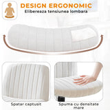 Scaun Birou Elindor®, Modern, Reglabil, Alb