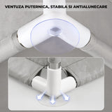 Tarc de Joaca pentru Bebelusi si Copii Elindor® cu Husa Groasa din Spuma, Spatiul Sigur de Joaca, Plasa de Protectie, Include Usa cu Fermoar, Materiale Eco-Friendly și Non-Toxice, Varsta 0-5 ani, 127 x 127 cm, Gri