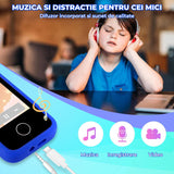 Telefon de jucărie Elindor®, pentru copii, cu funcții educative, albastru