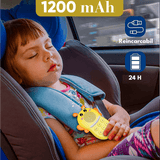 Dispozitiv Sunete Albe, 16 Sunete HD, Portabil, Reîncărcabil, Timer, Lumină de Veghe, 1200 mAh