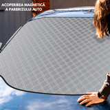Parasolar pentru Parbriz și Oglinzi, Anti-Igheț, cu 5 Magneți, Bandă Reflectorizantă, Material cu 4 Straturi, Universal, 193 x 126 cm
