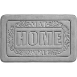 Covor Baie Universal, Spumă cu Memorie, Absorbant, Antiderapant, Memory Foam, 50×80 cm, Model HOME, Gri