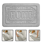 Covor Baie Universal, Spumă cu Memorie, Absorbant, Antiderapant, Memory Foam, 50×80 cm, Model HOME, Gri