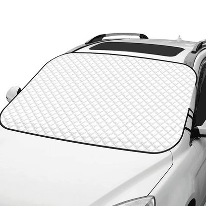 Parasolar pentru Parbriz, Anti-Igheț, cu 3 Magneți, Material cu 4 Straturi, Universal, 193 x 126 cm