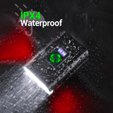 Set Far Față și Spate, 6+4 Moduri, USB Reîncărcabil, Acumulator 2400mAh, Rezistent la Apă, Alb/Roșu