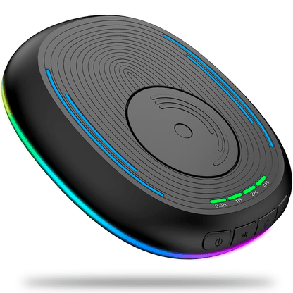 Mouse Jiggler Nedetectabil, Anti Sleep, Compatibil Windows/macOS, Timer, Auto Click, Fără Driver, Lumina Ambientă, Negru