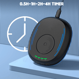 Mouse Jiggler Nedetectabil, Anti Sleep, Compatibil Windows/macOS, Timer, Auto Click, Fără Driver, Lumina Ambientă, Negru