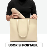 Organizator Pensule Machiaj pentru Călătorii, din Silicon Anti-Cădere, Închidere cu Magnet, Portabil și Elegant, Portfard pentru Cosmetice, 22 x 8 x 3 cm, Nude