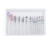 Set 14 capete freză Elindor, universale, carbura tungsten + diamant