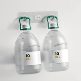 Etajeră Baie și Duș, Set 2 Rafturi Oțel Inoxidabil, 31 x 11 x 5.5 cm, Negru