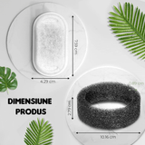 Set 8 Filtre Rezervă pentru Dispenser Apă Elindor Inox, Carbon Activ, Bumbac și Bureți Prefiltranti