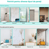 Raft de Duș Colț, Set 3 Bucăți, Oțel Inoxidabil, Negru