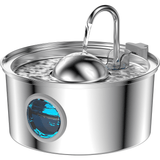 Dispenser Apă Automat pentru Pisici și Câini, 3.2L, Oțel Inoxidabil, Filtrare Activă, Silențios