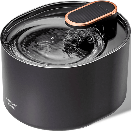 Dispenser Apă Automat pentru Pisici și Câini, 3L, Filtrare Carbon Activ, LED Luminos, Silentios, Negru