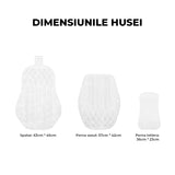 Husă Auto Elindor®, Suede Moale, Universală, Confort Premium, Alb