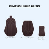 Husă Auto Elindor®, Suede Moale, Universală, Confort Premium, Maro