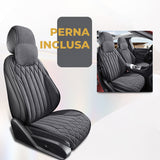 Husă Auto Elindor®, Suede Moale, Universală, Confort Premium, Pernă Tetiere Inclusă, Gri Închis